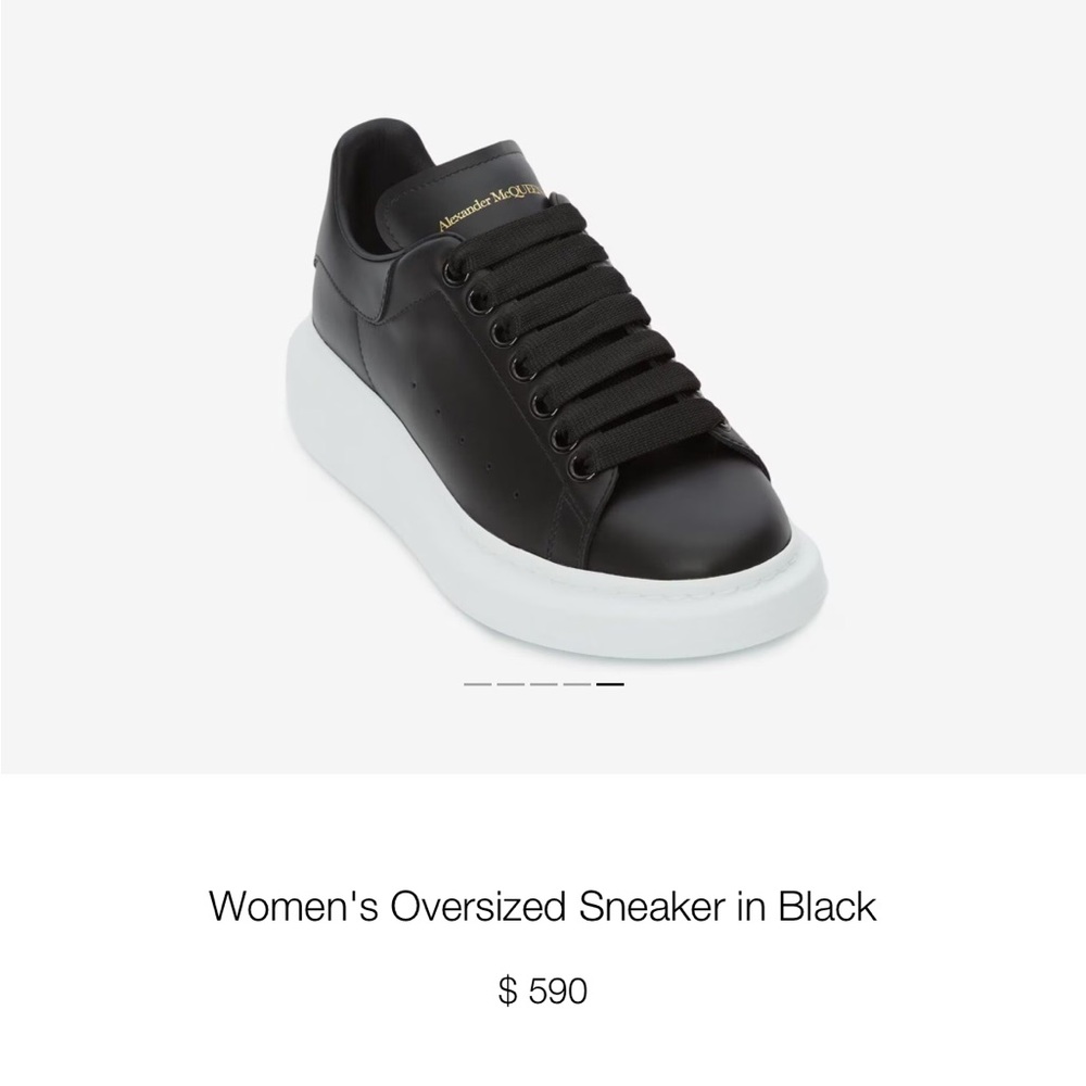Alexander McQueen Black and White Women’s Sneakers